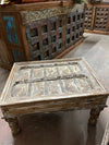 Antique Authentic Door Coffee Table Limewash Rustic Old Door Hall Tables