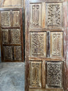 Artisan Carved Wood Door Vintage Door Rustic Modern Door Statement Door