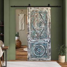  Lotus Mandala Carved Barn Door Boh0 Wall Accent Door 84x36