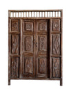 Carved Statement Door Whitewash Rustic Teak Door Vintage Indian Door 84X59