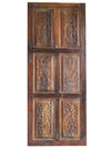 Hand Carved Wood Barn Door Rustic Farmhouse Modern Pantry Door 84x36