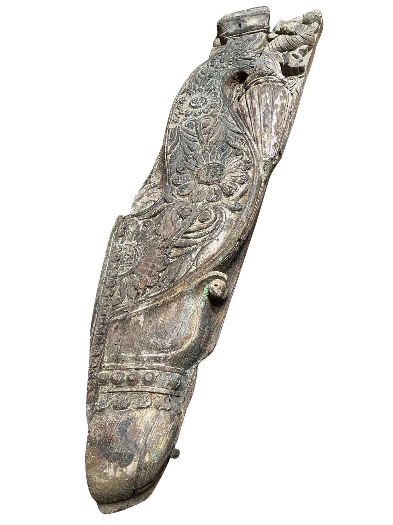 Vintage Corbel Wooden Architectural Corbels, Whitewash Bracket, hand carved