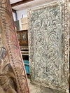 Tree of Life, Carved Door Panel, Natures Harmony Sliding door, Custom door, Whitewash Vintage Door 84