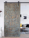 Ganesha Wall Decor Indian Home Decor Carved Wood Custom door  72x35