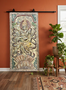  Colorful Indian Wall Art Hand Carved Vintage Shiva Dancing Wall Accent