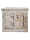 Vintage Whitewash Cabinet Vanity Rustic Vintage Storage Chest 38