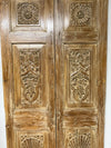 Antique Carved French Door Panels - Closet Pantry Double Doors 80X35