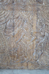 Kamasutra Carving Barn Door Indian Carved Door Panel, Wall Sculpture 72