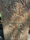 Kamasutra Carving Barn Door Indian Carved Panel Wall Sculpture 72
