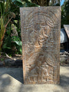 Vintage Indian Kama Sutra Carved Wall Art Reclaimed Wood Wall Accent 72