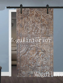  Artisan Carved Door: Handcarved Kamasutra Door, Carved Wood Door Panel, Wall Sculpture 72
