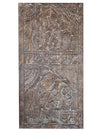 Artisan Carved Door: Handcarved Kamasutra Door, Carved Wood Door Panel, Wall Sculpture 72