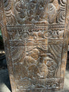 Artisan Carved Kamasutra Door Carved Wood Wall Sculpture 72