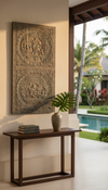 Handcarved Kamasutra Wall Decor Panel Artistic Wood Carved Wall Art