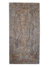 Vintage Dancing Shiva Door, Tandav Siva Wall Art, Custom Barn Door, Wellness Home Decor