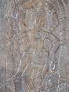 Vintage Dancing Shiva Door, Tandav Siva Wall Art, Custom Barn Door, Wellness Home Decor