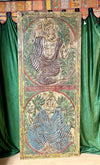 Vintage Buddha Carved Wall Decor – Colorful Accent Wall Art Introduce tranquility and vibrant energy into your home with this Vintage Buddha Carved Wall Decor.