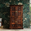 Antique Hand Carved Wardrobe Armoire