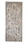Vintage Carved Dancing Ganesha Wall Decor Accent Wall Panel 83x36