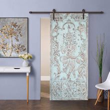  Krishna Carved Wall Art Turquoise Accent Door 83