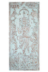 Vintage Krishna Carved Wall Art Reclaimed Wood Temple Decor Panel