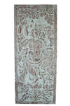 Vintage Carved Wall Art Reclaimed Wood Blessing Ganesha Wall Sculpture 83x36