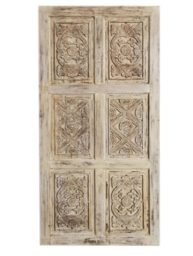 Limewash Carved Doors, Sliding door, Barn Door, Bedroom Door, 96x48