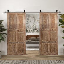 Vintage Carved Door Wood Sliding Barn Door Farmhouse Bedroom Doors 80x36