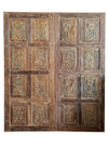 Carved Doors, Sliding Barn Door, Shabby Chic Barndoor 80x36