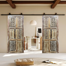 Vintage Carved Door Rustic Farmhouse Sliding Barn Doors