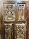 Artisan Carved Wood Door Vintage Door Rustic Modern Door Statement Door