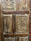 Artisan Carved Wood Door Vintage Door Rustic Modern Door Statement Door