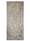 Hand-Carved Vintage Sliding Barn Door India Art Dancing Ganesha 83x36