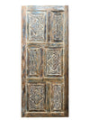 Floral Carved Double Doors Boho Library Studio Barndoors 80x36
