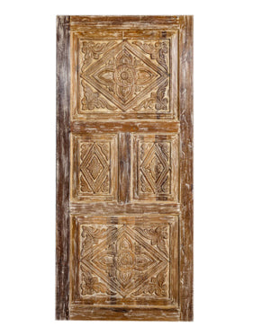 Komal Barn Door, Diamond Carved Door, Rustic Modern 80