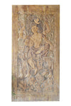 Vintage Carved Wall Panel Shiva Riding Nandi Accent Wall Decor Barn Door 