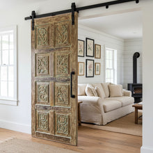  Vintage Carved Barn Door Floral Farmhouse Statement Interior Doors