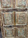 Vintage Carved Barn Door Floral Farmhouse Statement Interior Doors