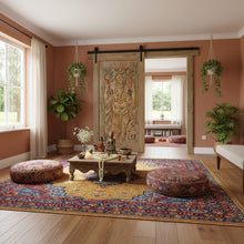  Vintage Blessing Ganesha Carving Wall Art Panel Temple Decor Sculpture 