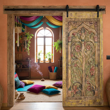  Vintage Carved Door Colorful Tree Of Life Wellness Wall Decor Barndoor 