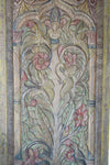 Vintage Carved Door Panel Tree Of Life Colorful Wall Decor Sliding Barn Door 84