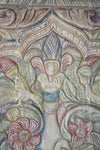 Vintage Carved Door Panel Tree Of Life Colorful Wall Decor Sliding Barn Door 84