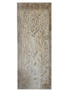 Fluting Krishna Carving, Vintage CUSTOM Sliding Door 84x42