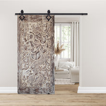  Ganesh Dancing Door Hand Carved Indian Wall Panel 84x41