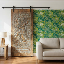  Hand-Carved Indian Wall Art Shiva Nataraja Temple Decor Barn Door