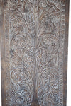 Decorative Sliding Barn Door, Tree Of Life, Kalpavriksha Panel 84x41