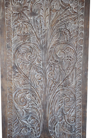 Decorative Sliding Barn Door, Tree Of Life, Kalpavriksha Panel 84x41