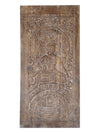 Meditating Shiva Door, Adiyogi Wall Art, Sliding Barn Door 84x42