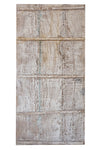 Meditating Shiva Indian Temple Wall Art Carved Barndoor 84x41