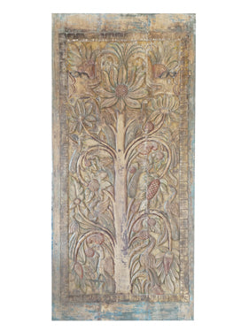 Tree Of Life, Carved, Statement Barn Door, Rustic Vintage Barndoors 96